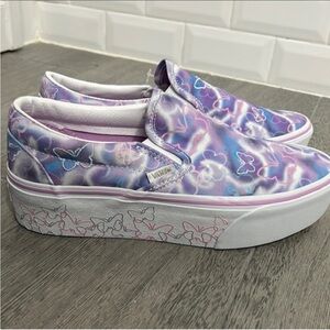 🦋 Butterfly Dreams Classic Slip on
Platform Vans 🦋